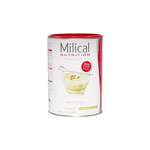 Milical Velouté Hyperprotéiné aux 4 Légumes 544 g - Poireau et Céleri