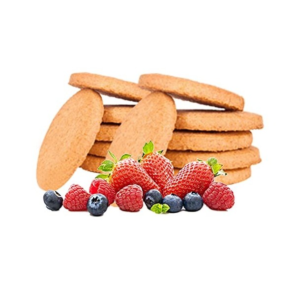 BISCUITS PROTÉINÉS Line@diet | 14x5 biscuits goût FRUITS ROUGES | 30% PROTEIN | Fit Snack 7