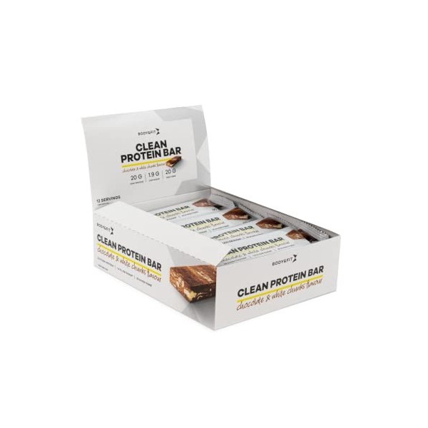 Body&Fit Clean Barre Protéinée Chocolate & White Chunks 