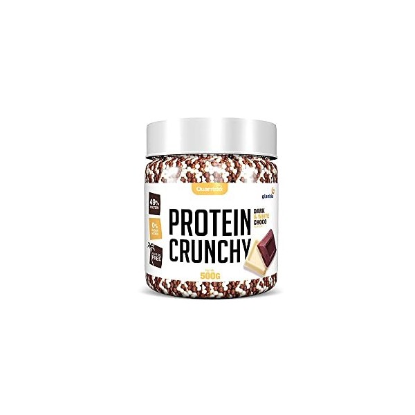 Quamtrax | Protein Crunchy 500g | Gâteaux | Billes de céréales protéinées enrobées de chocolat !