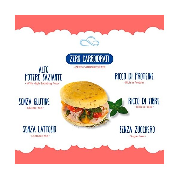 Pain Zero® Goût Pizza. Avec seulement 0 % de glucides et de sucre par portion. Sans gluten, sans sucre ajouté, sans lactose. 