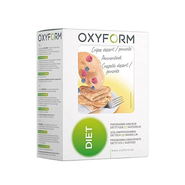 Laboratoires Oxyform I Repas Pancake Diététique Protéinée I Préparation Riche Proteine Poudre Sportifs I Pancakes Ideal Masse