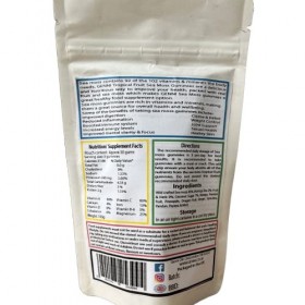 Gommes aux fruits tropicaux de mousse de mer