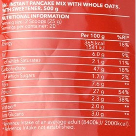 Prozis Pancake 500 g Pépites de Chocolat