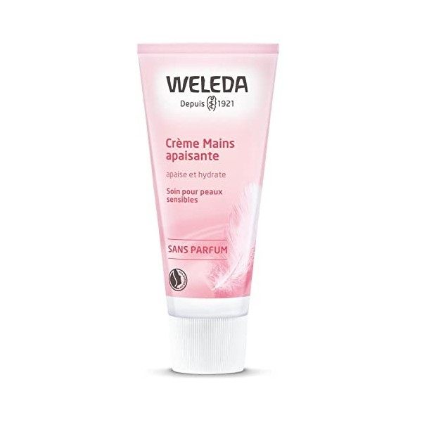 WELEDA - Crème Mains Confort à lAmande - Peaux Sensibles, Sujettes aux Irritations - Apaise et Hydrate - 50 ml