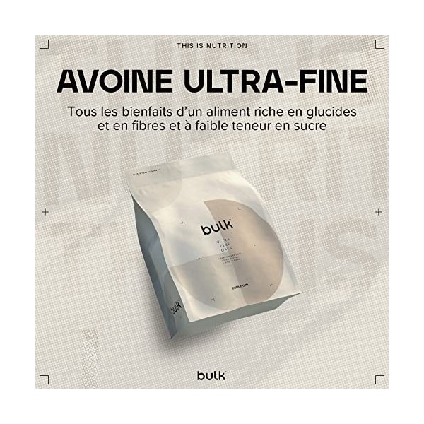 Bulk Avoine Instantanté, Caramel Fondant, 500 g