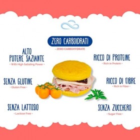 Pain Zero® CloudBread. Avec seulement 0 % de glucides et de sucre par portion. Sans gluten, sans sucre ajouté. Sans lactose. 