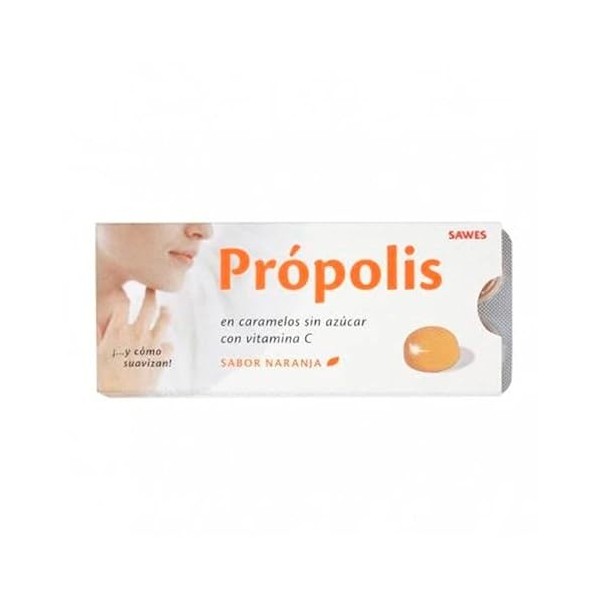 Sawes Bonbons Sawes Propolis Orange Blister 100 g