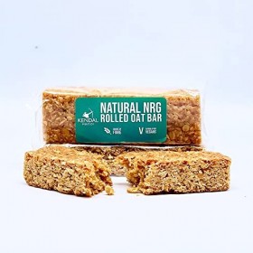 Barre énergétique naturelle végétalienne | Avoine roulée | 5 g de protéines | Fibre | Frais 6 x 70 g 