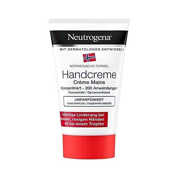 3x Neutrogena Norwegian Formula Concentrated Hand Cream 50ml