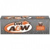 A&W Diet Root Beer Fridge Pack Cans, 355 mL, 12 Pack