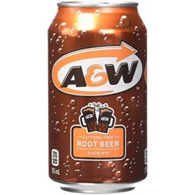 A&W Root Beer Fridge Pack Cans, 355 mL, 12 Pack