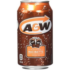 A&W Root Beer Fridge Pack Cans, 355 mL, 12 Pack