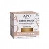 APO France – Crème Solide – Multi-usages – Visage- Corps – Mains- Cheveux - Hydratante – Nourrissante – Réparatrice – Parfum 