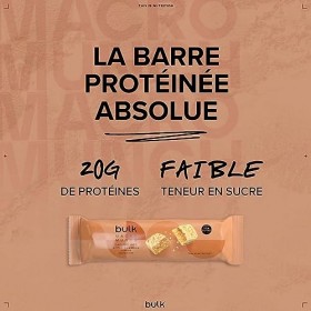 Bulk Barre Protéinée Macro Munch, Crumble aux Pommes Caramélisées, 12 x 62 g