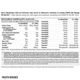 STC Nutrition VO2 MAX BAR 5 Barres Énergétiques x 45 g - Fruits Rouges
