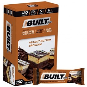 Built Bar Peanut Butter Brownie, 12/box