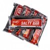 wcup salty bar, lot de 19+2 barres énergétiques aux cacahuètes salées