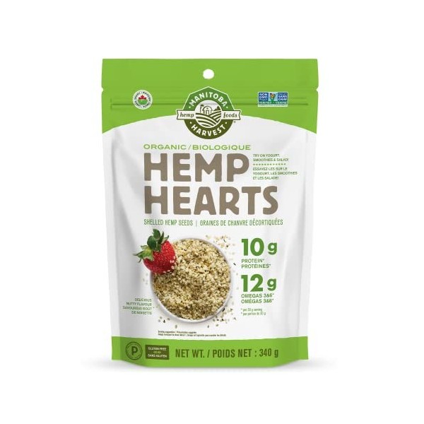 Manitoba Harvest Organic Hemp Hearts 340g