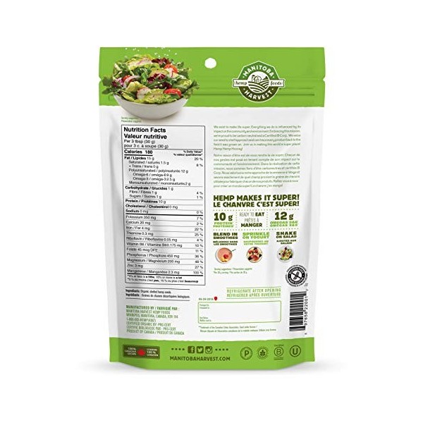 Manitoba Harvest Organic Hemp Hearts 340g