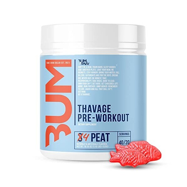 Raw CBUM Thavage Pre-workout - 3-Peat 40 Srv