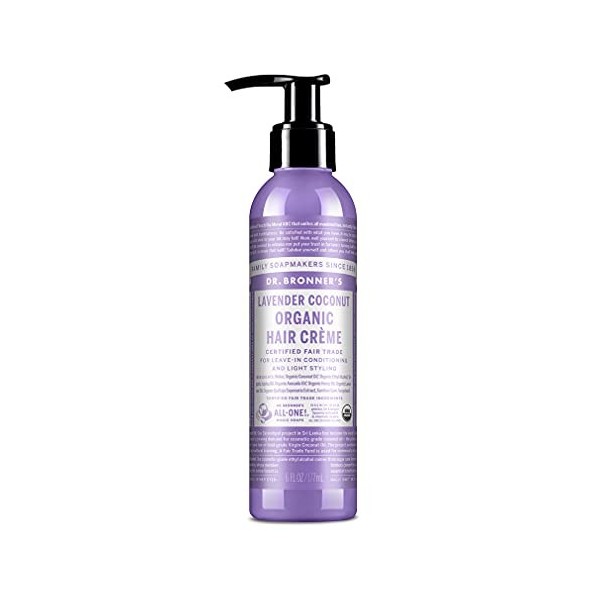 Dr. Bronners - Soins Pour Cheveux Bio À. la Lavende Et Noix de Coco, 177 Ml