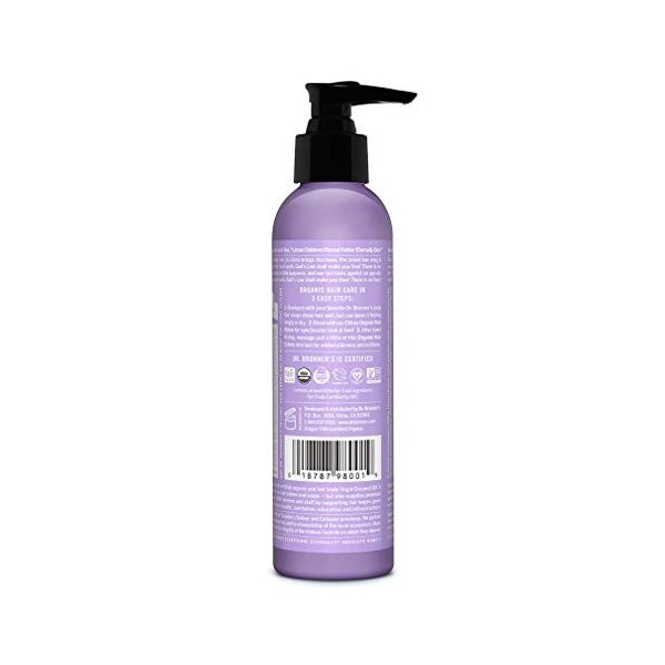 Dr. Bronners - Soins Pour Cheveux Bio À. la Lavende Et Noix de Coco, 177 Ml