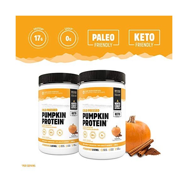 North Coast Naturals COLD PRESSED PUMPKIN PROTEIN™ Unflavoured 340 g