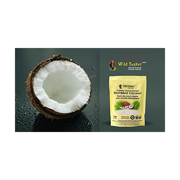 Wild Tusker Organic Shredded Coconut 250g