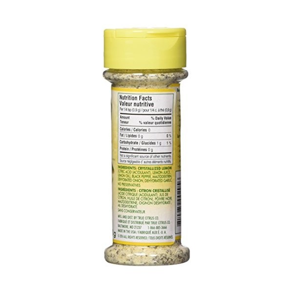 True Citrus Seasoning Shaker - Lemon Pepper 60g