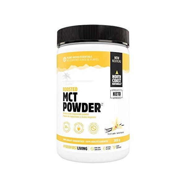 North Coast Naturals BOOSTED MCT POWDERTM Natural French Vanilla 300 g