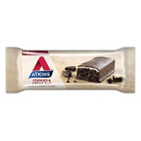 Atkins, Avantage, Barre de biscuits au creme de chocolat, 5 barres, 1,7 oz 48 g de chaque