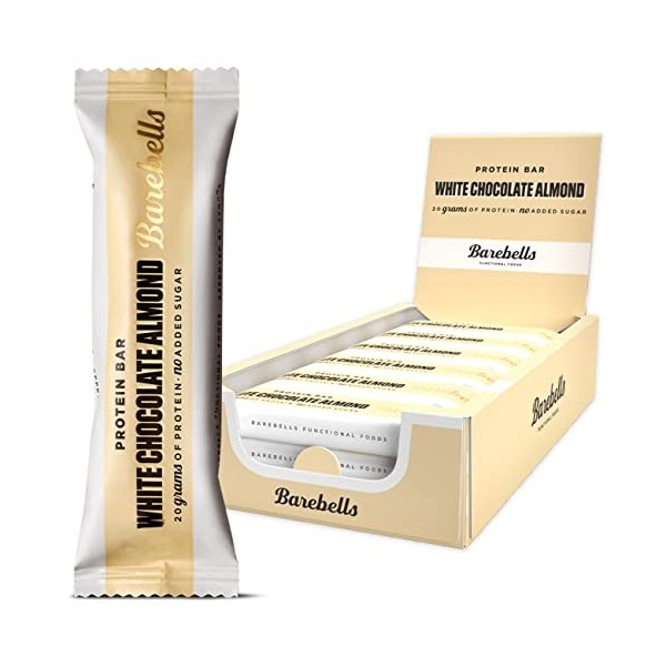 Barebells Barres De Protéines Haltères 55 G X 12 bars White Chocolate Almond 