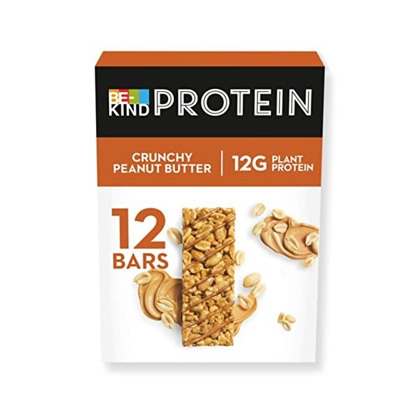 BE-KIND - Barres de céréales protéinées aux noix et chocolat noir - Grand format contenant 12 barres de 50g