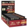 Optimum Nutrition Whipped Protein Bars, barres protéinées saines à faible teneur en calories, glucides et sucre, goûter sport...