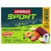 ANDROS Etui Pâte de Fruits Assorties 3 fruits rouges/3 Banane/3 abricot 6x30g