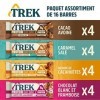 TREK Barres dAvoine Protéinées | Paquet Assortiment | Végétal | Sans Gluten | Vegan | 16 x 50g Barres | 800g