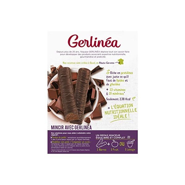 Gerlinéa Barre Repas Chocolat 372 g