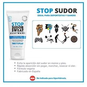Stop Sudor - Empêche la transpiration des mains et des pieds, effet longue durée, améliore votre adhérence et votre précision