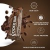 IronMaxx Cookie Bar Barre Protéinée avec morceaux de biscuits - Teneur élevée en protéines - Goût Chocolate Brownie - 12 x ba