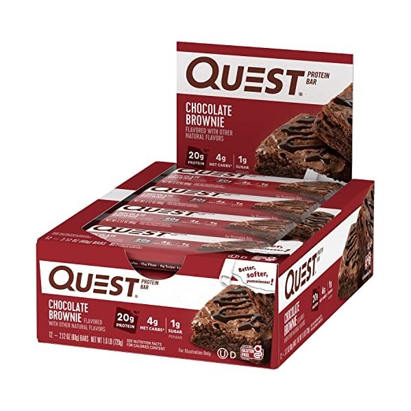 Quest Bar, Chocolate Brownie, 12/box