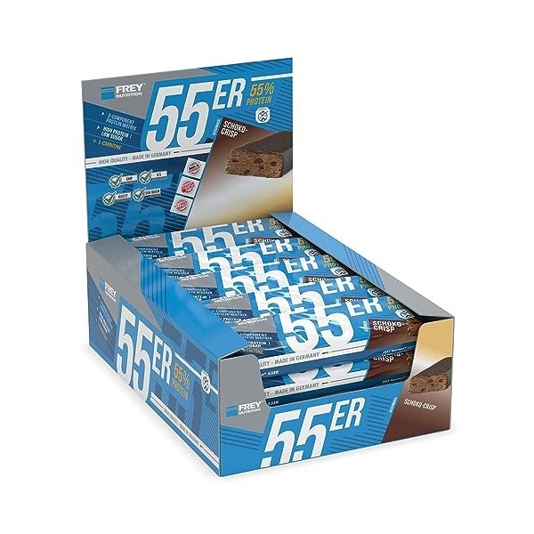 FREY Nutrition 55 Chocolat Crisp 20 Bars