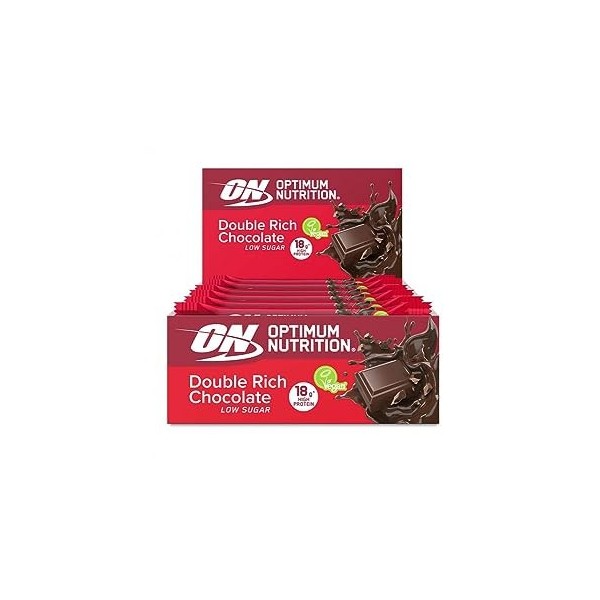 Optimum Nutrition | Boîte Plant Protein Bar 12x60g | Barres vegan | Protéines végétales en barre