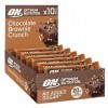 Optimum Nutrition Protein Crisp Bar 10x65g Brownie au chocolat Crunch