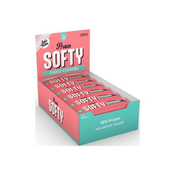 NanoSupps Softy Protein Bar 18x34g Choco Caramel