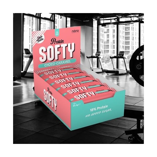 NanoSupps Softy Protein Bar 18x34g Choco Caramel