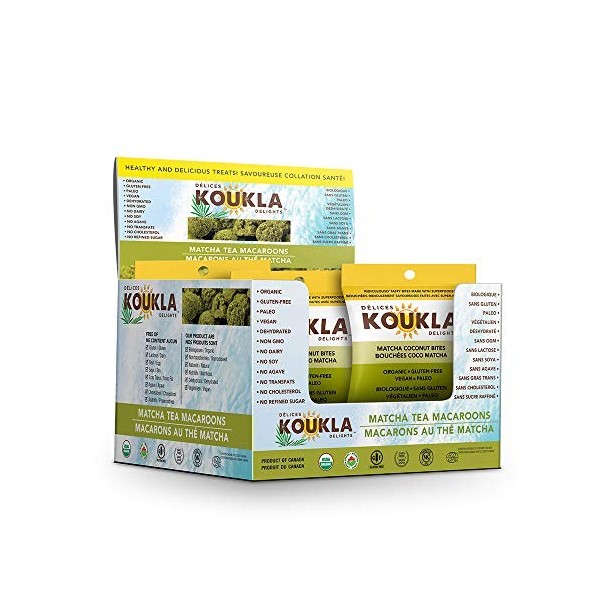 Koukla Delights Matcha Coconut Bites 12 x 30g