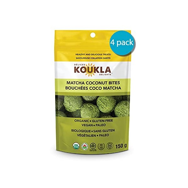 Koukla Delights Matcha Coconut Bites 8 x 150g