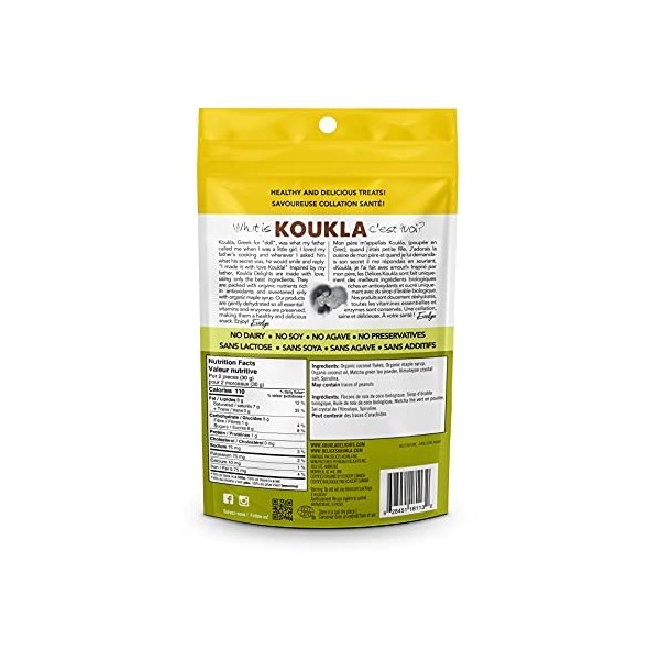 Koukla Delights Matcha Coconut Bites 8 x 150g