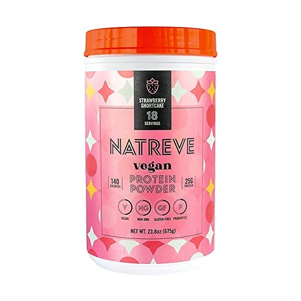 Natreve Vegan Protein - Strawberry Shortcake 667g